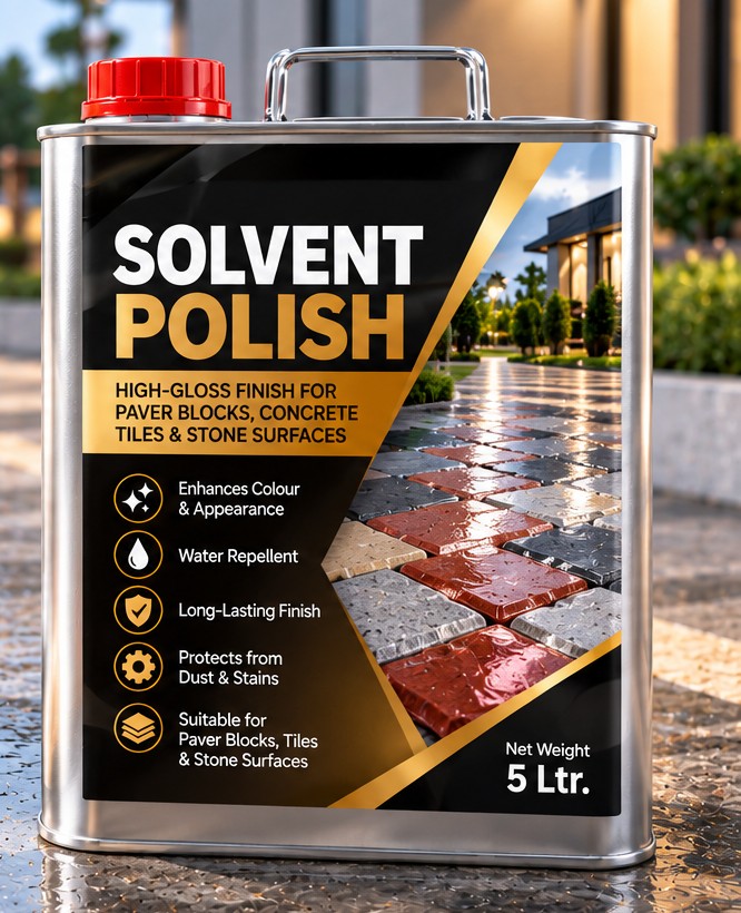 Paver block polish and finishing chemical