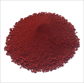 Red iron oxide pigment powder